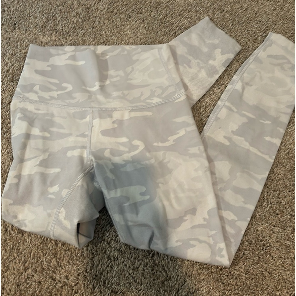 lululemon athletica Gray Camo Leggings
